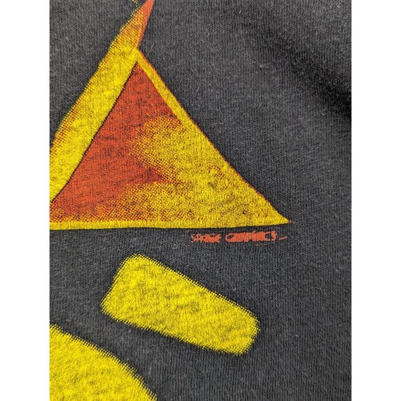 VTG Genesis Concert Shirt Mens LG '83 '84 Tour Single Stitch Classic Rock Black - Picture 12 of 15